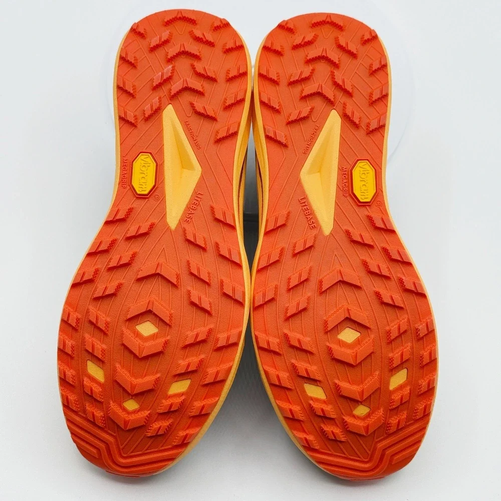 Hoka Zinal 2, Black and Yellow Orange Athletic Shoes